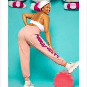 SHEIN X Hello Kitty & Friends Plus Drawstring Waist Joggers